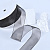 1-1/2"(38mm)Organza  Ribbon 0097лента органза перламутровая 70 ярдов серая