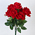 Куст розы 40 см 7 головок 10 см 1 шт красный