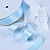 1"(25mm)Double Face Satin Ribbon 305 двухсторонняя сатиновая лента 10 ярдов голубая