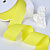 1-1/2"(38mm)Grosgrain ribbon 525 репсовая лента 23 ярда жёлтая