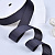1"(25mm)Grosgrain ribbon 077 репсовая лента 23 ярда графитовая