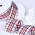 1-1/2"(38mm)Gingham Ribbon B006 лента тканевая в крупную клетку 10 ярдов бордовая
