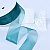 1-1/2"(38mm)Organza  Ribbon 4040лента органза перламутровая 70 ярдов бирюзовая