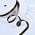 3/8"(9mm)Single Face Satin Ribbon 847 односторонняя сатиновая лента 10 ярдов коричневая