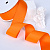 1-1/2"(38mm)Grosgrain ribbon 668 репсовая лента 23 ярда оранжевая