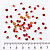 Стразы стекло в цапы 5 мм 15 гр красные