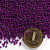 Бисер калиброванный 12/0 450 г фиолетовый 1055