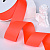 1-1/2"(38mm)Grosgrain ribbon 600 репсовая лента 23 ярда неоново оранжевая