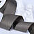 2"(50mm)Twill Ribbon 569 саржевая лента 15 ярдов тёмно серая