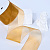 2"(50mm)Organza  Ribbon 5034 лента органза перламутровая 70 ярдов горчичная