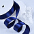 1"(25mm)Double Face Satin Ribbon 371 двухсторонняя сатиновая лента 10 ярдов тёмно синий