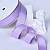 1"(25mm)Gold Metallic-Edge Grosgrain Ribbon 430 репсовая лента с золотым люрексом сиреневая