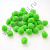 Помпоны 2 см 450 шт зеленые