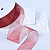 1-1/2"(38mm)Organza  Ribbon 1354лента органза перламутровая 70 ярдов медная