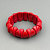 Браслет имитация камня красный 4