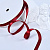 3/8"(9mm)Single Face Satin Ribbon 260 односторонняя сатиновая лента 10 ярдов бордовая