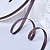 1/4"(6mm)Cotton Ribbon 839 хлопковая лента 19 ярдов шоколад