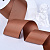 2"(50mm)Grosgrain ribbon 845 репсовая лента 23 ярда коричневая