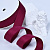 1"(25mm)Polyester Suede Ribbon 275 лента из полиэстеровой замши 19 ярдов вишнёвая