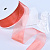 1-1/2"(38mm)Organza  Ribbon 1070лента органза перламутровая 70 ярдов оранжевая