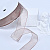 1"(25mm)Organza  Ribbon 6010 лента органза перламутровая 70 ярдов капучино