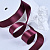 1"(25mm)Single Face Satin Ribbon 177 односторонняя сатиновая лента 10 ярдов вишнёвая